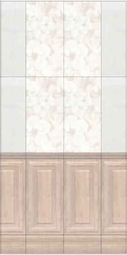 Бордюр Kerama Marazzi Багет Абингтон светлый 30х5 BLC001R
