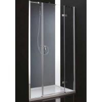 Душевая дверь Cezares Bergamo 185*195 см, хром правая, BERGAMO-W-B-13-100+60/30-C-Cr-R