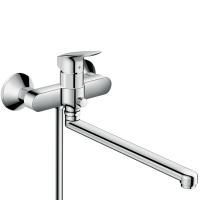Смеситель для ванны Hansgrohe Logis, с длинным изливом, хром, 71402000
