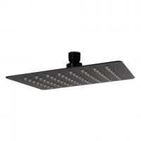 Верхний душ Potato P104-256 BLACK, 25*25см, черный