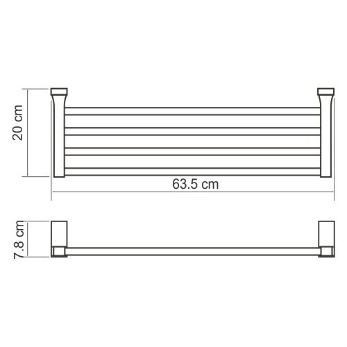 Полка WasserKRAFT Lopau K-6000, K-6011