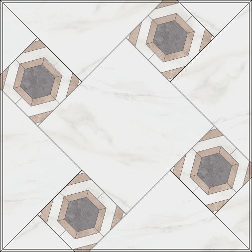 Керамогранит Kerama Marazzi 50,2*50,2 Гран Пале белый SG457100R