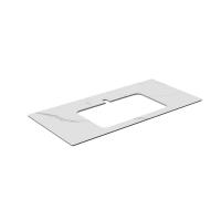 Столешница Kerama Marazzi Монте Тиберио 100 см, белый натуральный, PL2.SG50008220R\100