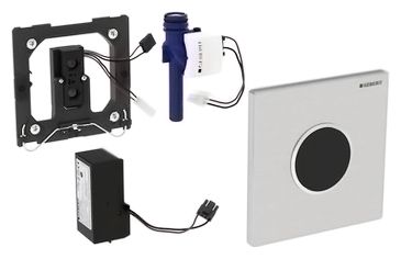 Клавиша смыва Geberit HyTronic Sigma 01, питание от сети, хром глянец, 116.021.21.5
