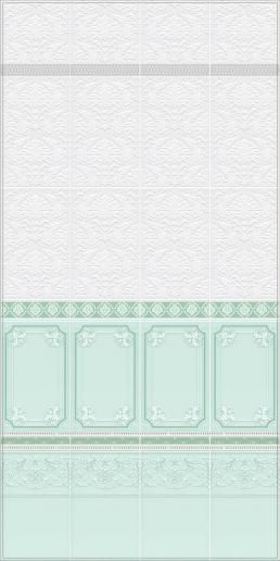 Декор Kerama Marazzi Петергоф белый 25х40 STG\A560\6304