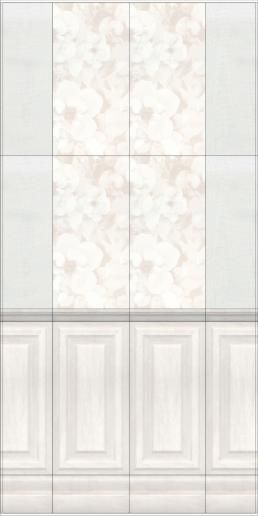 Бордюр Kerama Marazzi Багет Абингтон светлый 30х5 BLC001R