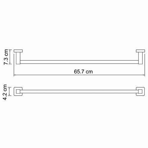 Держатель полотенец WasserKRAFT Lippe K-6500, K-6530