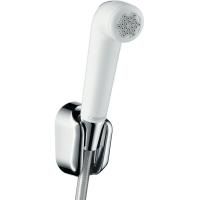 Гигиенический душ со шлангом  и держателем Hansgrohe Croma, хром/белый, 32122000