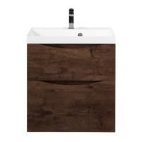Тумба под раковину BelBagno Marino-H60, 70 см, подвесная, Rovere Moro, MARINO-H60-700-2C-SO-RW-P