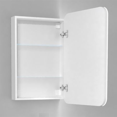Зеркало-шкаф Moduol Forma 60 с подсветкой и сенсор вкл, For.03.60/W