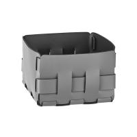 Корзинка ADJ Mini Bottega, 19*19*13 см, серый/черный, 1019.03.TS30