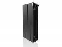 Радиатор биметаллический Royal Thermo PianoForte 500 new/Noir Sable - 4 секции, черный графитовый, R
