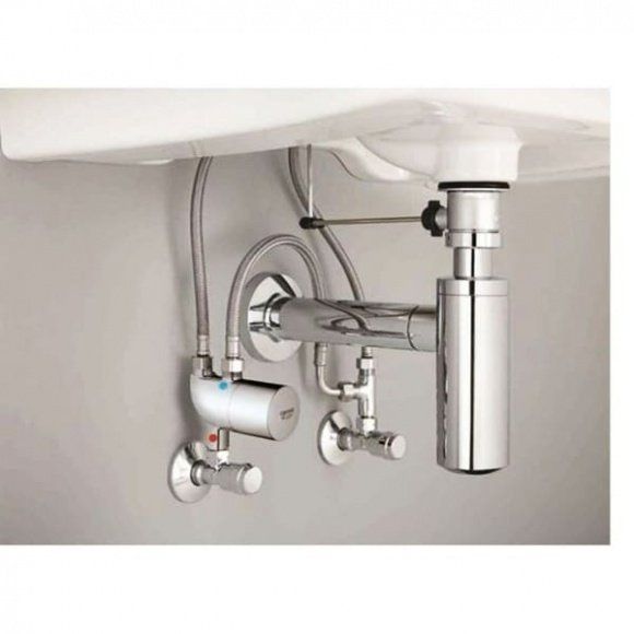 Термостат универсальный для раковины Grohe Grohtherm Micro, хром, 34487000