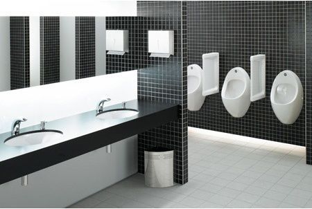 Писсуар Vitra  ARKITEKT со встроенным электронным сенсором системы смыва, питание от сети, 4106B003-
