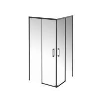 Душевая кабина Kerama Marazzi Vetro/Ветро 100х100х195, мат черный, VE.100.SSD.BLK.M
