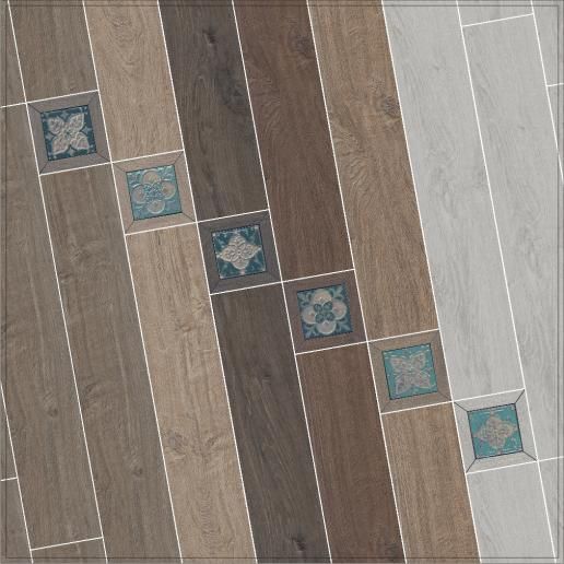 Вставка Kerama Marazzi Меранти 13х13 венге мозаичный ID60