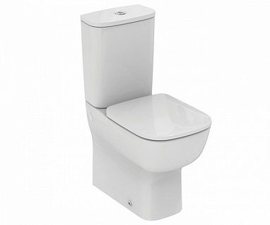 T282001 ESEDRA Напольный пристенный унитаз для монтажа с бачком, короткая проекция, глубокий смыв, с
