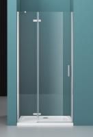 Душевая дверь BelBagno 800x1950, прозрачное стекло, хромированный профиль, левая, KRAFT-B-12-60/20-C