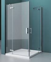 Душевая кабина BelBagno Kraft 120x90 прозрачное стекло, хром левый, KRAFT-AH-22-120/90-C-Cr-L