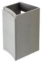 Шкафчик подвесной Cezares VAGUE левый, 34x40x55, 54849 Rovere sbiancato
