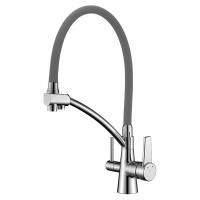 Смеситель для кухни Lemark COMFORT, LM3071C-Gray