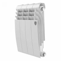 Радиатор биметаллический Royal Thermo BiLiner 350 /Bianco Traffico - 4 секции, белый, RTBBT35004