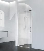 Душевая дверь BelBagno 600x1950, прозрачное стекло, хромированный профиль, MARMI-B-1-60-C-Cr