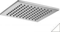 Верхний душ с держателем Paffoni Syncro ZSOF075BO + ZSOF063BO