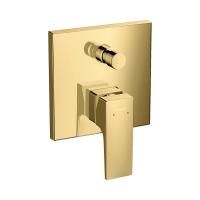 Смеситель для ванны Hansgrohe Metropol, встраиваемый, со встроенной защитной комбинацией, полированн