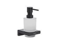 Диспенсер жидкого мыла Hansgrohe AddStoris, черный матовый, 41745670