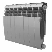 Радиатор биметаллический Royal Thermo BiLiner 350 /Silver Satin - 8 секций, серебристый, RTBSS35008