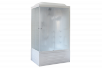 Гидромассажный бокс Royal Bath 120х80х217, матовое стекло, белый профиль, правая, RB 8120BP2-M-R
