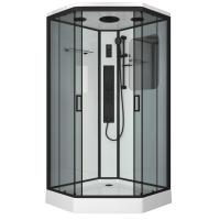Душевая кабина Niagara Premium NG-6901-01GD BLACK 90х90х220 низкий поддон 16 см, черный, стекло тони
