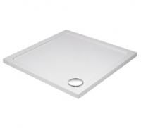 Поддон для душа Cezares из стеклокомпозита (SMC) квадратный         1000x1000x35, TRAY-M-A-100-35-W