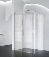 Душевая кабина BelBagno Acqua 1100x900x1950, прозрачное стекло, хромированный профиль, ACQUA-AH-1-11