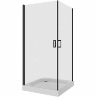 Душевая кабина Niagara Nova 90*90, прозрачное, профиль черный, 68030811BLACK_