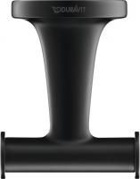 Крючок Duravit Starck T двойной, для полотенца, чёрный матовый, 0099304600