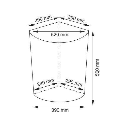 Корзина WasserKRAFT Vils WB-560, WB-560-L