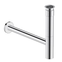 Сифон для раковины Duravit дизайнерский 1/4" с удлиненной трубой, хром, 50361000