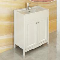 Тумба-умывальник Comforty "Тбилиси-70" белый глянец с раковиной Comforty XD-F70