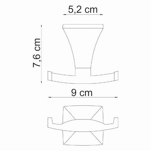 Крючок WasserKRAFT Wern K-2500, K-2523D