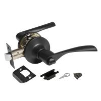Ручка защелка Ajax DK610 BL-BK (6010 BL-B) (фик.) черный