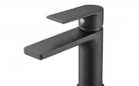 Смеситель для раковины Belz B10678-7 BLACK, (гайка), черный