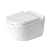 Унитаз подвесной Duravit Starck 3 Rimless с сиденьем микролифт, 45270900A1