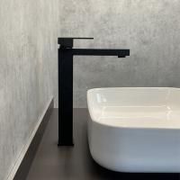 Смеситель Comforty для раковины, картридж 35 мм, черный матовый, FC045B-CMT