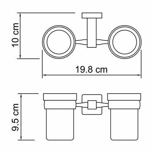 Стакан WasserKRAFT Lippe K-6500, K-6528D