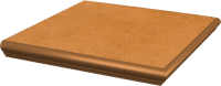 Аквариус Беж Ступень с Капиносом угловая, 33*33*1,1