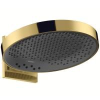 Верхний душ Hansgrohe Rainfinity  360 3jet с настенным креплением, полированное золото, 26234990