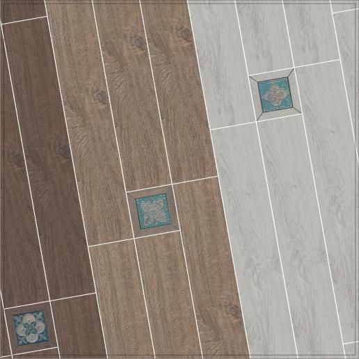 Вставка Kerama Marazzi Меранти 13х13 венге мозаичный ID60