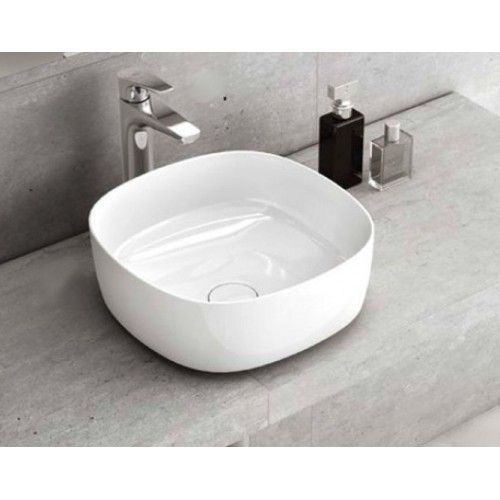 Раковина Roca INSPIRA SOFT накладная 370х370х140 мм, скругленная, 7.3275.0.200.0